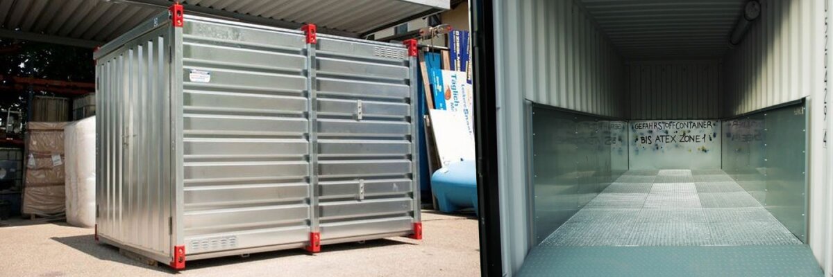 Gefahrstoffcontainer: Immer sicher - 