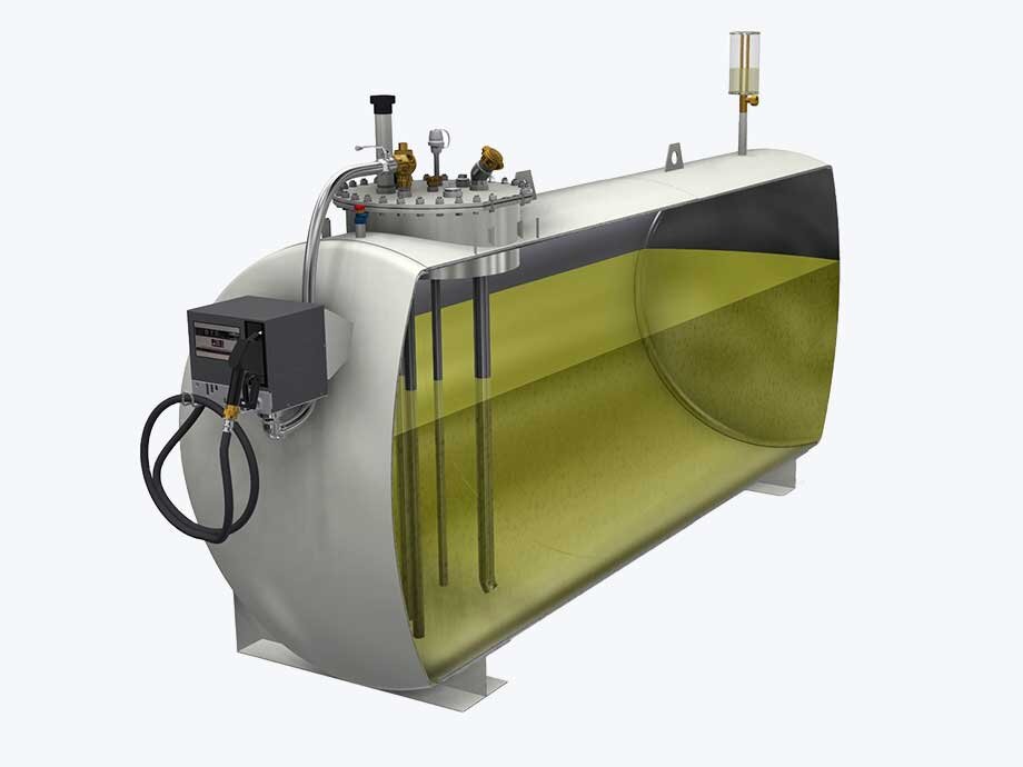 Dieseltank für den Katastrophenschutz