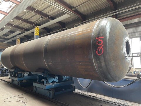 Wasserstofftank Hochdruck – 60 bar, Temperaturbeständig, EN13445 Zulassung