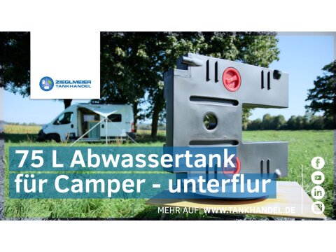 Wohnmobil Abwassertank Unterflur 75 Liter Caravan Camper...