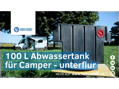 Wohnmobil Abwassertank Unterflur 100 Liter Wohnwagen Caravan Camper für Sprinter, Crafter, TGE (ab Modell 2017)