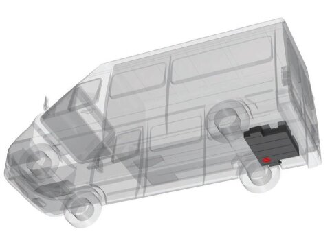 Wohnmobil Abwassertank Unterflur 100 Liter Wohnwagen Caravan Camper für Sprinter, Crafter, TGE (ab Modell 2017)