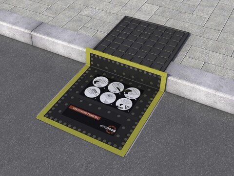 Kanalabdeckung Gully – Schnellabdichtung SET 3 Stk....