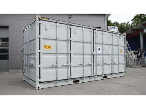 SafetyTainer XLplus 20′ – Gefahrstoffcontainer High Cube mit SideDoor