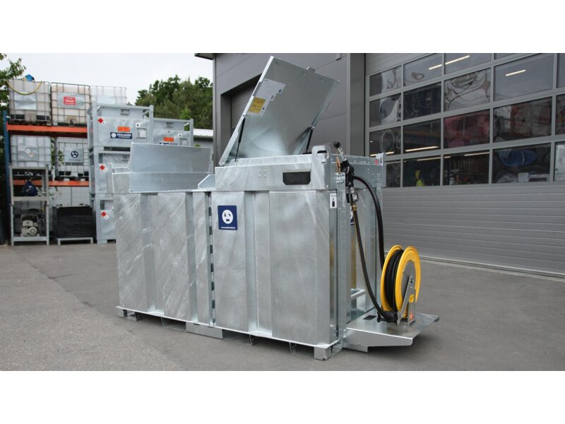 Mobile Tankstelle 2900 L Benzin & Flugkraftstoffe Komplettset