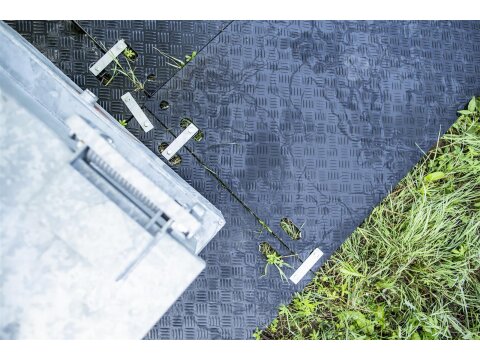 Überfahrplatten Kunststoff 20 t – 240 × 150 cm, schwer belastbar