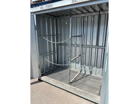 Gasflaschendepot SÄBU  | verzinkt | 2000 x 1070 x 2300mm | gebraucht