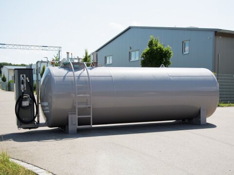 Stahltank doppelwandig oberirdisch 10.000 Liter