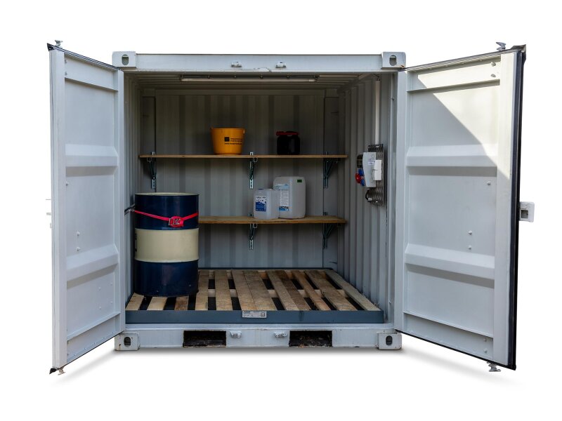 SafetyTainer L 15′ – Gefahrstoffcontainer als mittelgroßer Sicherheitscontainer