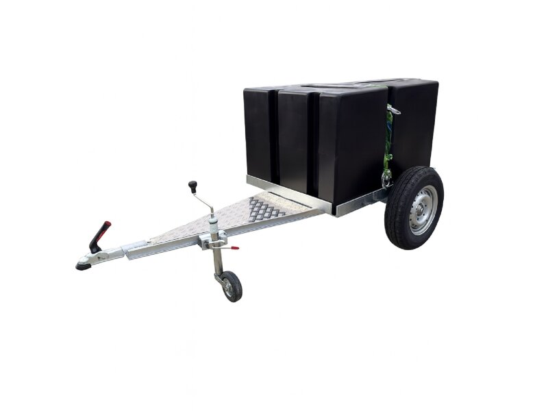 Weidefass Anhänger 800 l – Ungebremster Wassertankanhänger