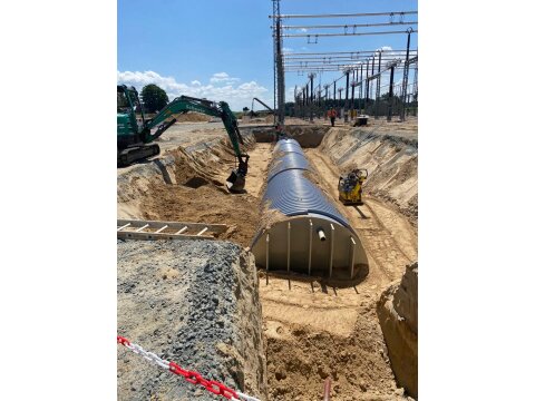 Löschwasserbehälter 100.000 l Hawle – Kunststoff, DIN 14230, SLW 60