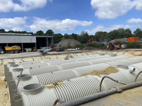 Löschwasserbehälter 100.000 l Hawle – Kunststoff, DIN 14230, SLW 60