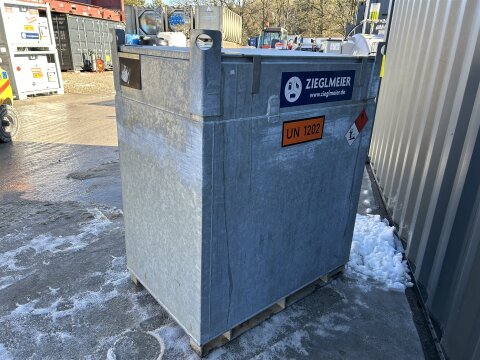 Mobile Tankstelle Diesel 1000 l – doppelwandig...