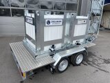 FuelTrailer Twin Tank – Mobile Einheit für 2×1000 L Wasser- & Abwassertanks