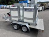 FuelTrailer Twin Tank – Mobile Einheit für 2×1000 L Wasser- & Abwassertanks