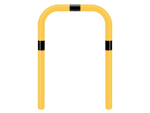 Anfahrschutz / Rammschutzbügel, g/s, Stahl, Ø 7,6, zum einbetonieren