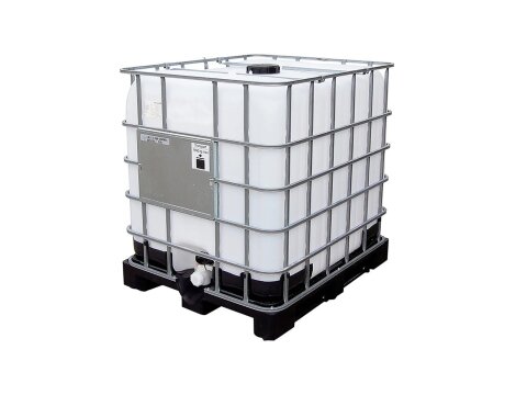 1000 l IBC Container Wassertank auf PE-Palette –...