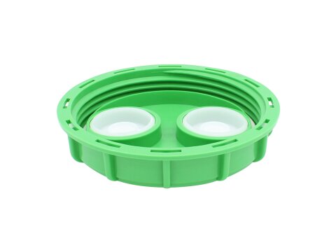 IBC Container Schraubdeckel 150mm mit 2x R2 Zoll...