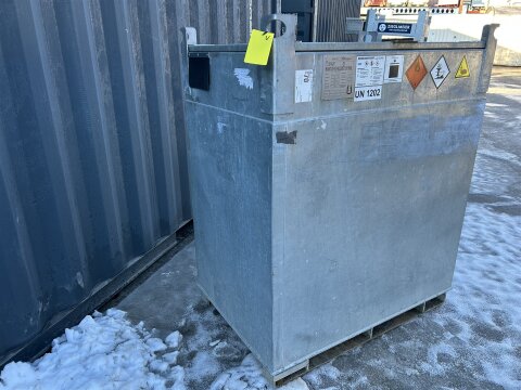 Mobile Tankstelle Diesel 1000 l – doppelwandig...