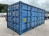 20ft Sidedoor Seecontainer neuwertig mit Regal