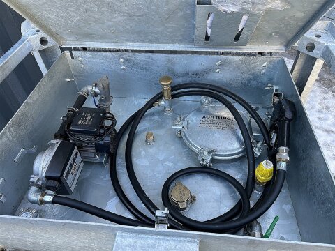 Mobile Tankstelle Diesel 950 l – verzinkter...