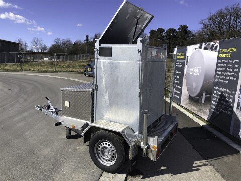 Mobile Tankstelle Benzin 950 Liter mit Anhänger Flugzeugbetankung
