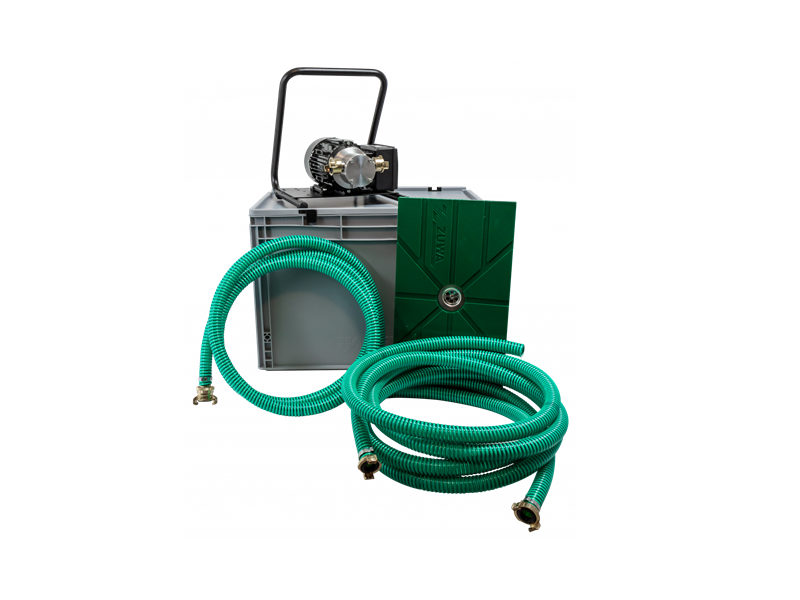 Flachsaugmatten Set Kompakt | Impellerpumpe Aluminium