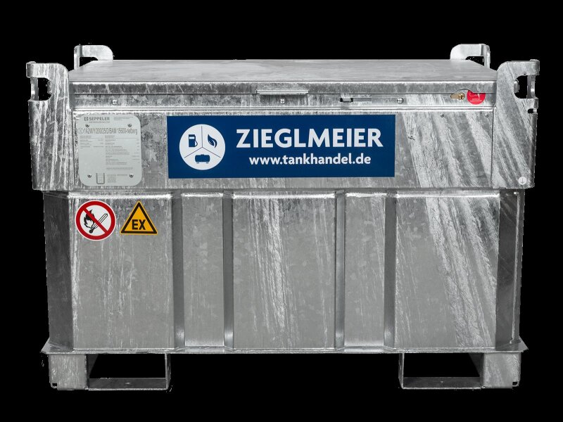 Mobile-Benzintankstelle 330l mit 230V Pumpe für Benzin und Flugkraftstoffe AWsV