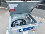 Mobile-Benzintankstelle 330l mit 230V Pumpe für Benzin und Flugkraftstoffe AWsV Transporttank