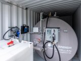 FuelTainer 10.000 Liter – doppelwandiger Tankstellen-Container Diesel & AdBlue® Kombi, AwSV- & WHG-konform