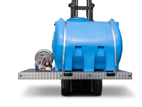 Wassertank 1.000 Liter PE auf Transportgestell