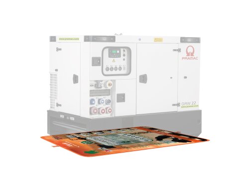 Öl-Abtropfmatte XXL – Betankungsmatte 2180 × 1370 mm, 44 Liter Auffangvolumen