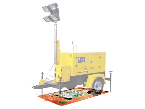 Öl-Abtropfmatte XXL – Betankungsmatte 2180 × 1370 mm, 44 Liter Auffangvolumen