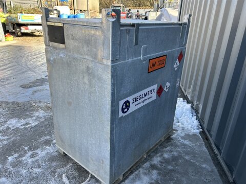 Mobile Tankstelle Diesel 1000 l – doppelwandig...