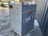 Mobile Tankstelle Diesel 1000 l – doppelwandig verzinkt, 230 V Pumpe 45 l/min gebraucht
