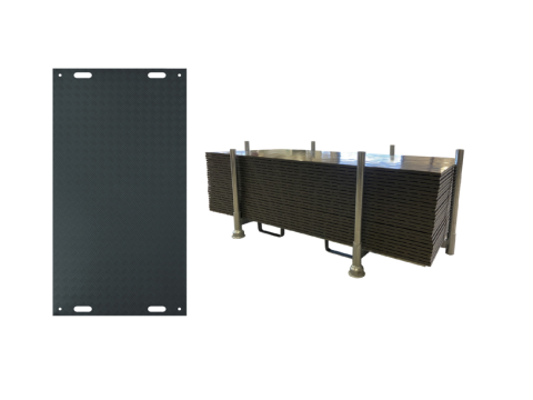 Bodenschutzmatte Kunststoff – Komplett-Set für...