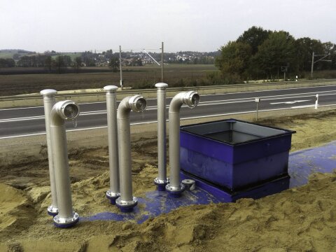 Löschwasserentnahmestelle mit Doppelrohrleitung – DIN 14244 normkonform