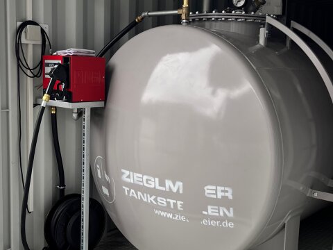 FuelTainer Basic 10.000 l – Tankstellencontainer & Dieseltank mit Zapfanlage, WHG- & AwSV-konform