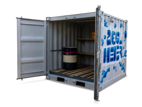 SafetyTainer S 8′ – Gefahrstoffcontainer für sichere Lagerung