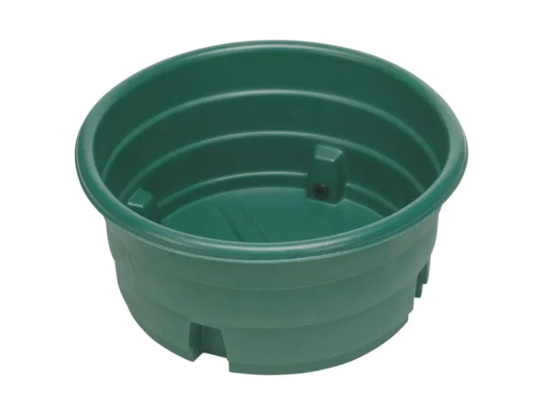 Weidetränke Eco 450 L grün – stabile Tränkwanne für Pferde, Rinder & Weidetiere