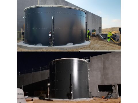 Sprinklertank Wassersilo – Isolierter Löschwassertank für Brandschutz