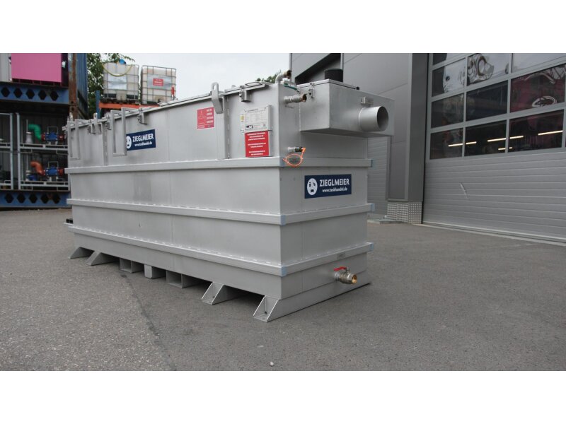 Mobiler Ölabscheider NG 10 mieten – mit 2.500 Liter Schlammfang