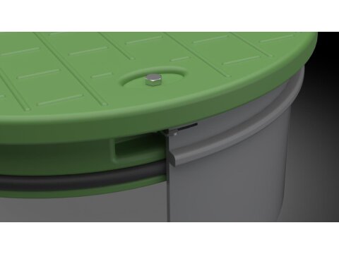 Löschwassertank 20.000 Liter PE unterirdisch PKW befahrbar nach DIN 14230