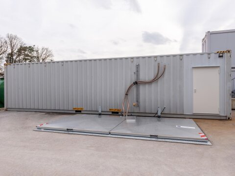 FuelTainer 30.000 l – Tankstellencontainer Tankstation für Diesel & HVO mit HDM 100/60 Zapfsäule, WHG- & AwSV-konform