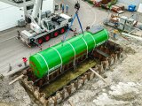 Stahltank doppelwandig unterirdisch 80.000 Liter